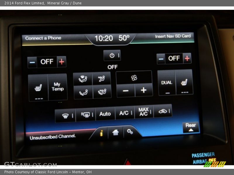 Mineral Gray / Dune 2014 Ford Flex Limited