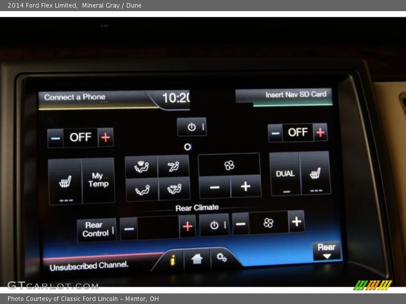 Mineral Gray / Dune 2014 Ford Flex Limited