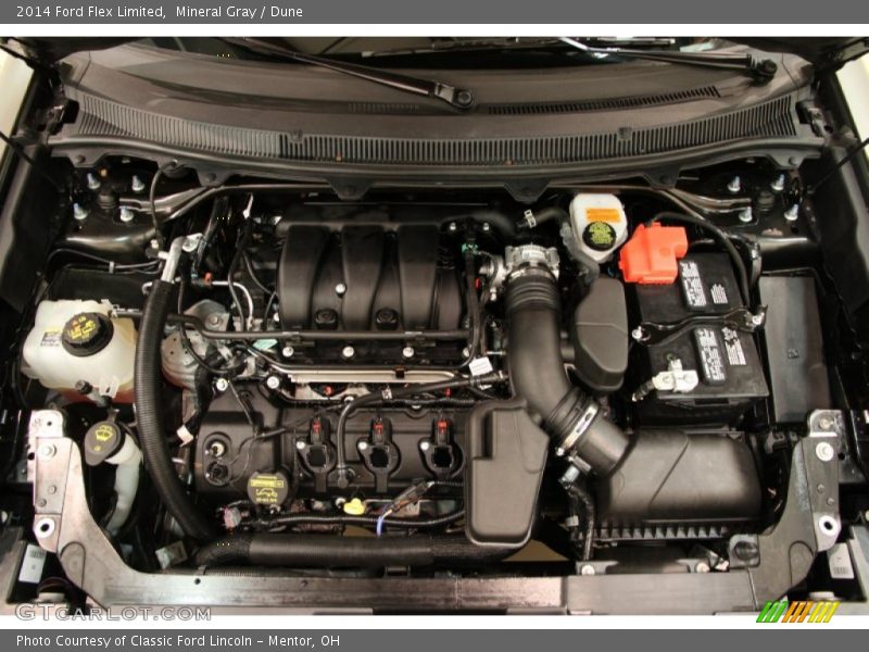 Mineral Gray / Dune 2014 Ford Flex Limited