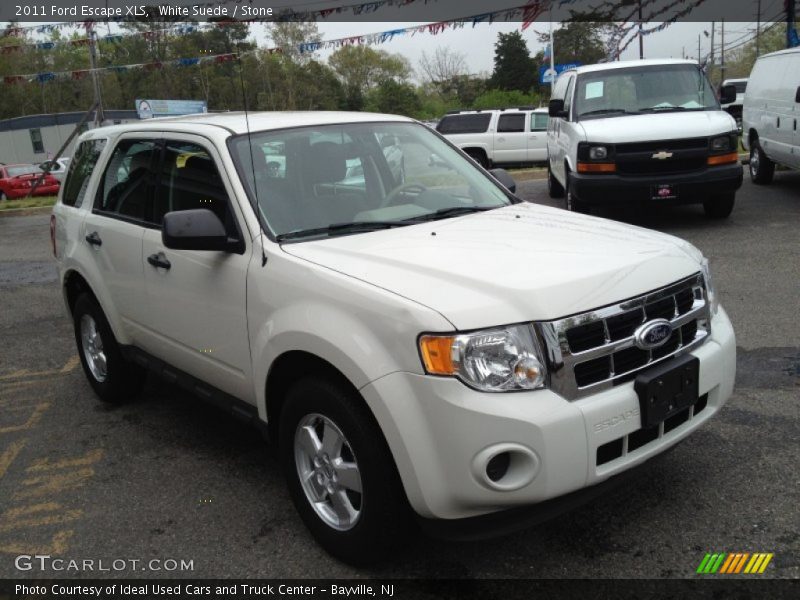 White Suede / Stone 2011 Ford Escape XLS