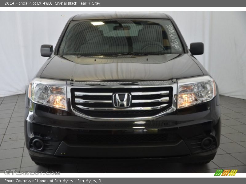 Crystal Black Pearl / Gray 2014 Honda Pilot LX 4WD