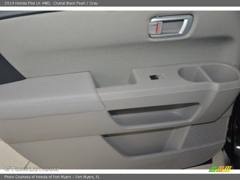 Crystal Black Pearl / Gray 2014 Honda Pilot LX 4WD
