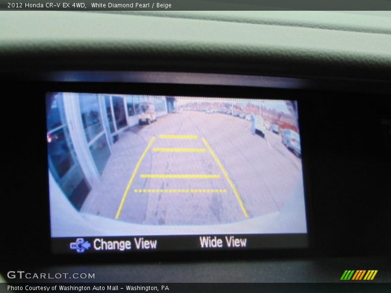White Diamond Pearl / Beige 2012 Honda CR-V EX 4WD