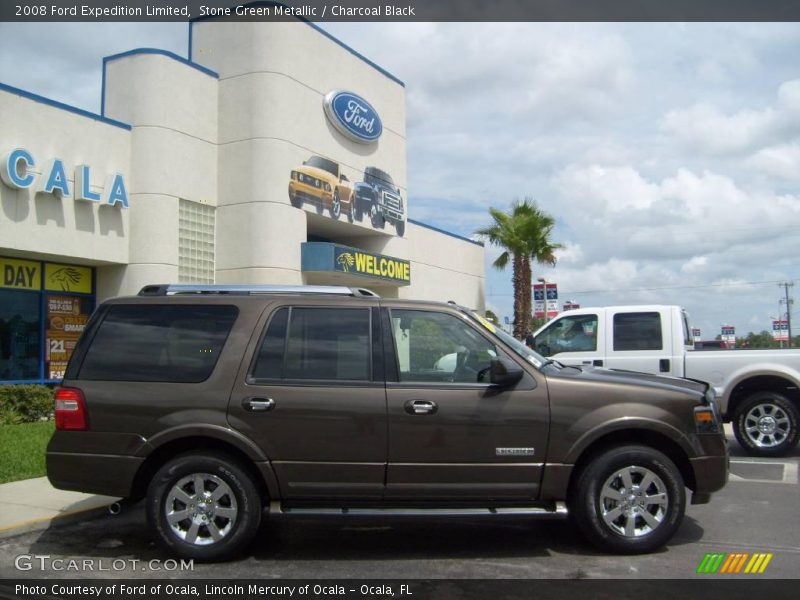 Stone Green Metallic / Charcoal Black 2008 Ford Expedition Limited