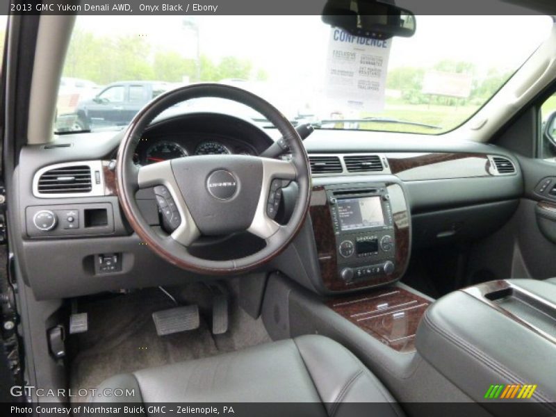 Onyx Black / Ebony 2013 GMC Yukon Denali AWD