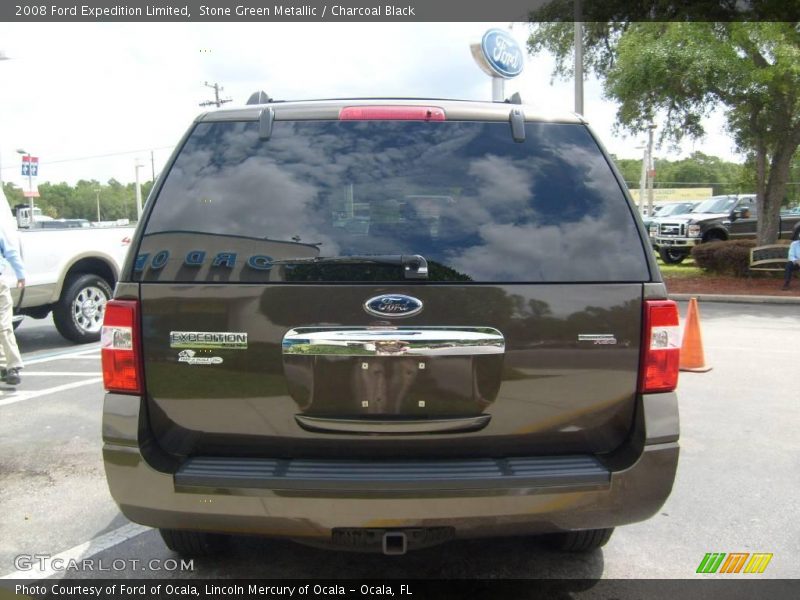 Stone Green Metallic / Charcoal Black 2008 Ford Expedition Limited
