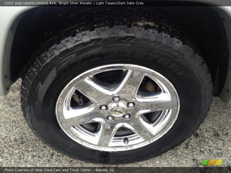 Bright Silver Metallic / Light Taupe/Dark Slate Gray 2003 Jeep Liberty Limited 4x4
