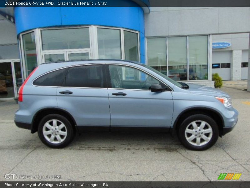 Glacier Blue Metallic / Gray 2011 Honda CR-V SE 4WD