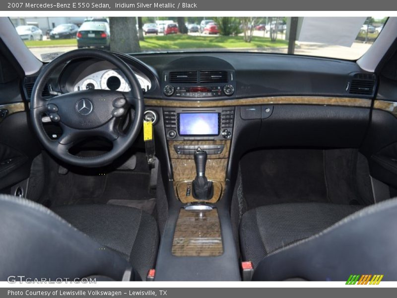 Iridium Silver Metallic / Black 2007 Mercedes-Benz E 550 Sedan