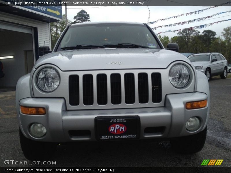 Bright Silver Metallic / Light Taupe/Dark Slate Gray 2003 Jeep Liberty Limited 4x4