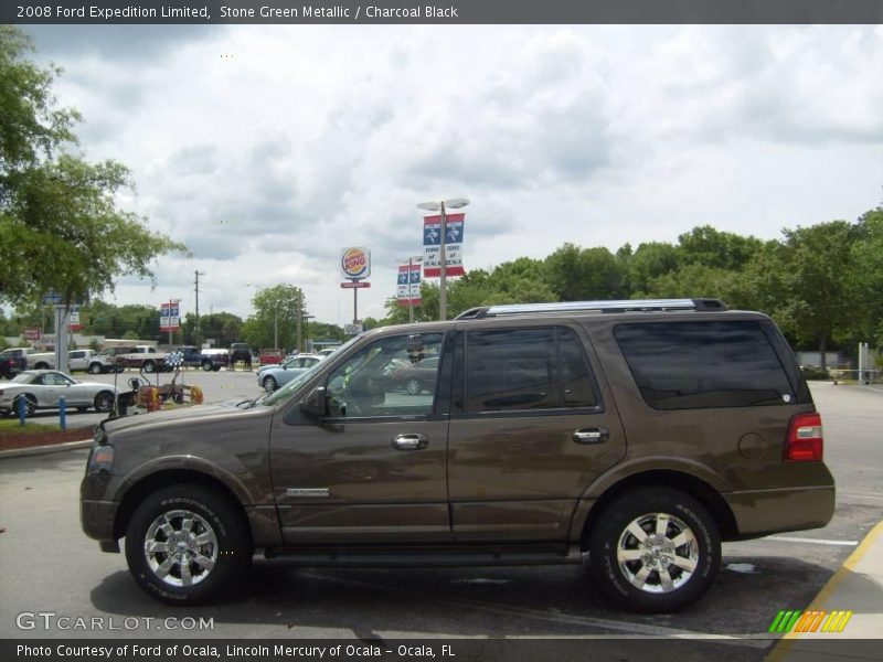 Stone Green Metallic / Charcoal Black 2008 Ford Expedition Limited