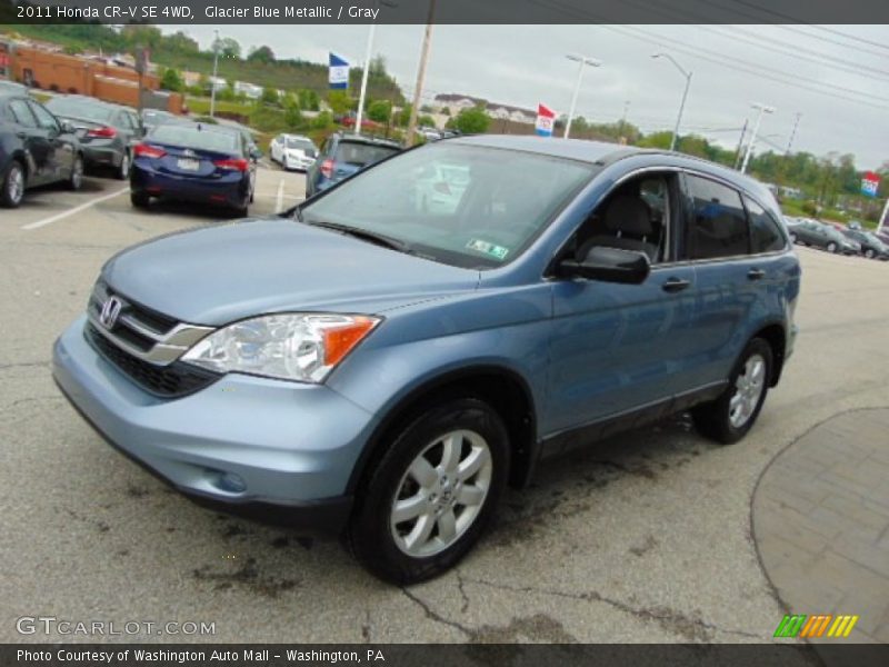 Glacier Blue Metallic / Gray 2011 Honda CR-V SE 4WD