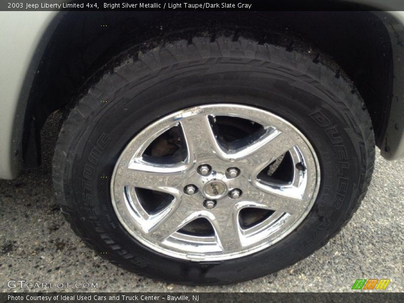 Bright Silver Metallic / Light Taupe/Dark Slate Gray 2003 Jeep Liberty Limited 4x4