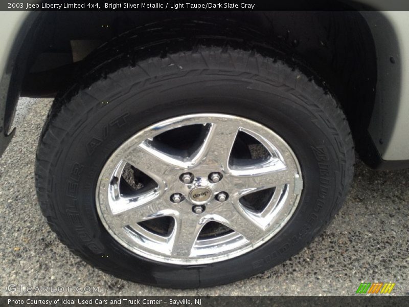 Bright Silver Metallic / Light Taupe/Dark Slate Gray 2003 Jeep Liberty Limited 4x4