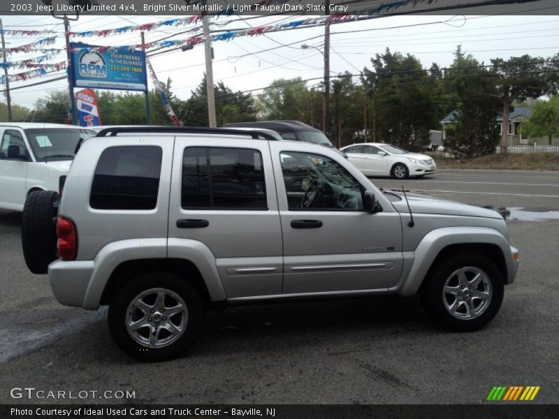 Bright Silver Metallic / Light Taupe/Dark Slate Gray 2003 Jeep Liberty Limited 4x4