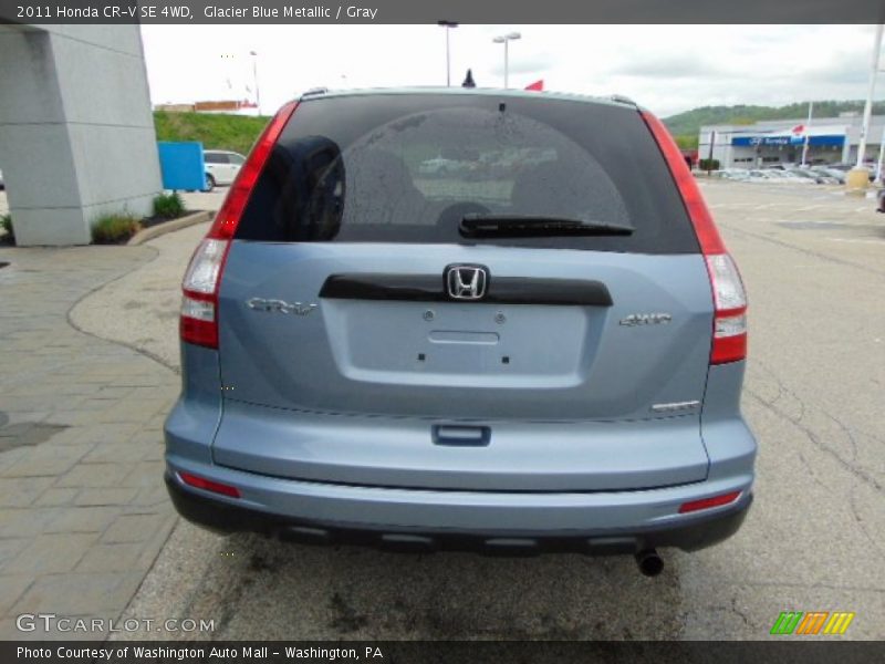 Glacier Blue Metallic / Gray 2011 Honda CR-V SE 4WD