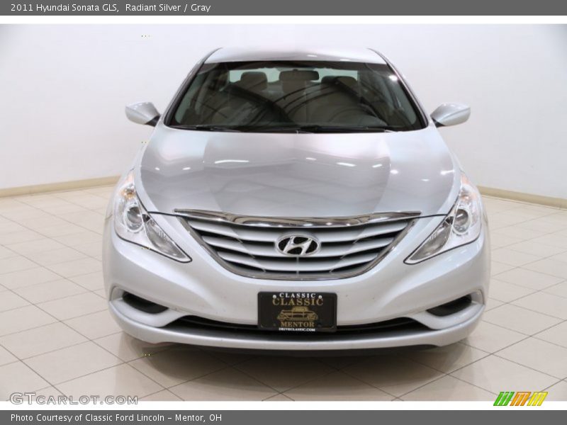 Radiant Silver / Gray 2011 Hyundai Sonata GLS