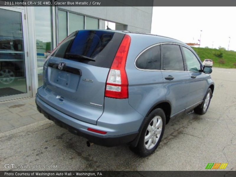 Glacier Blue Metallic / Gray 2011 Honda CR-V SE 4WD