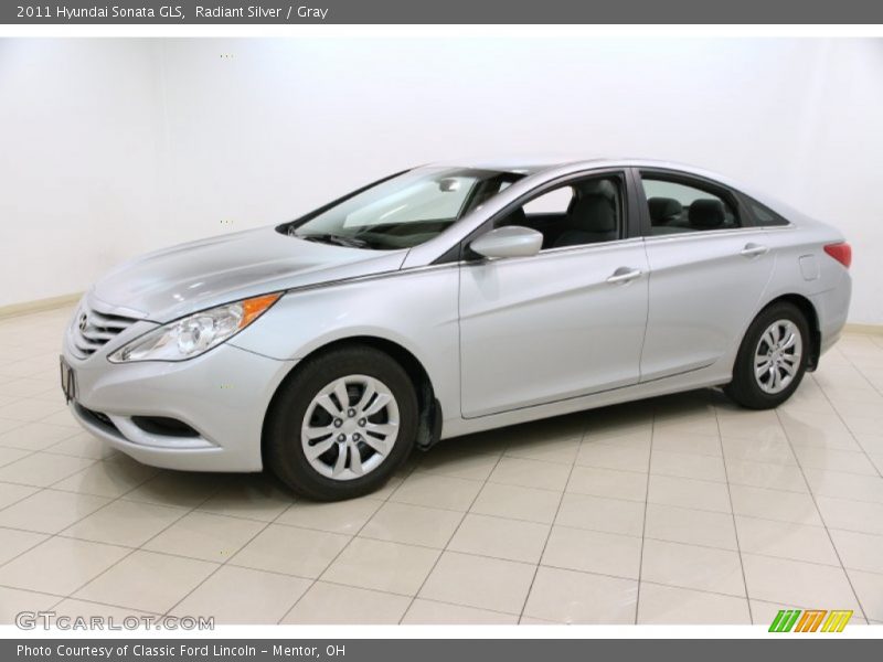 Radiant Silver / Gray 2011 Hyundai Sonata GLS