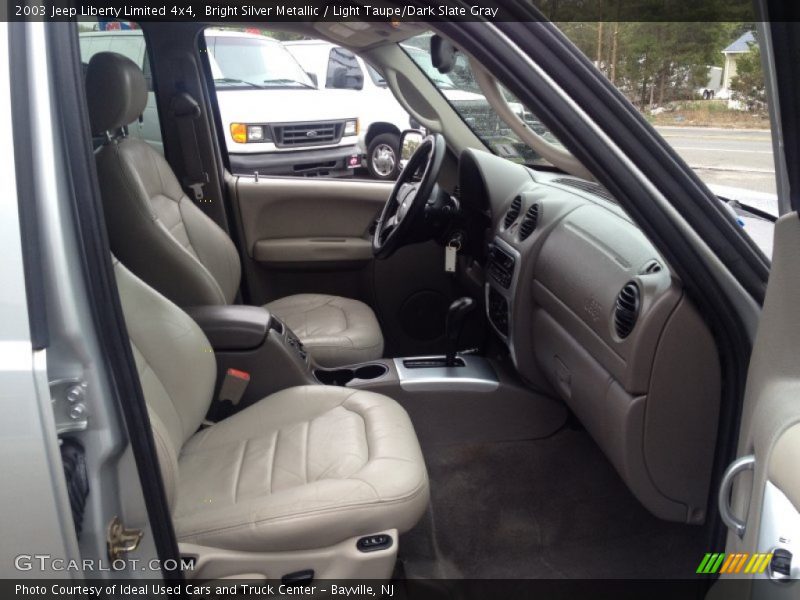 Bright Silver Metallic / Light Taupe/Dark Slate Gray 2003 Jeep Liberty Limited 4x4