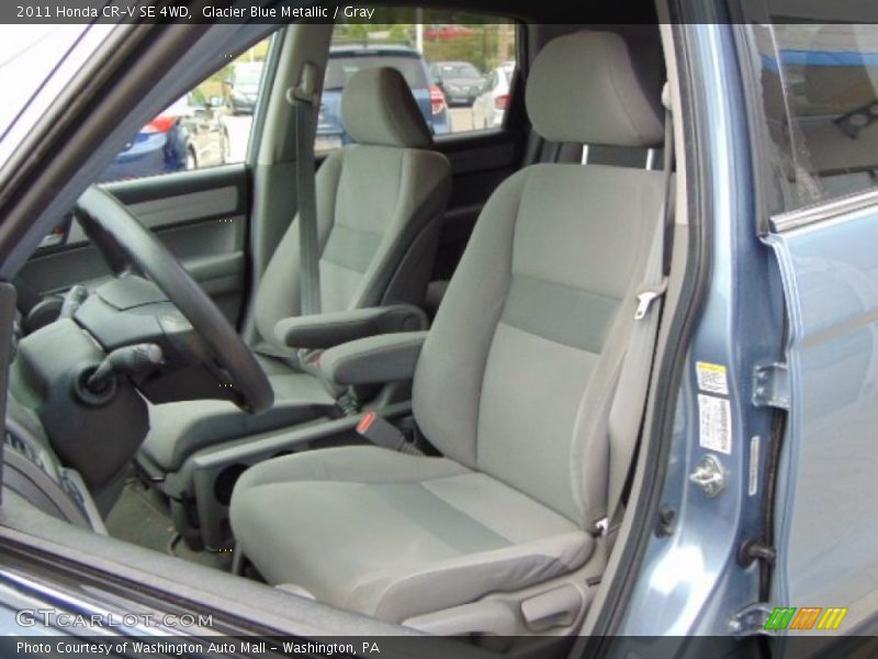 Glacier Blue Metallic / Gray 2011 Honda CR-V SE 4WD