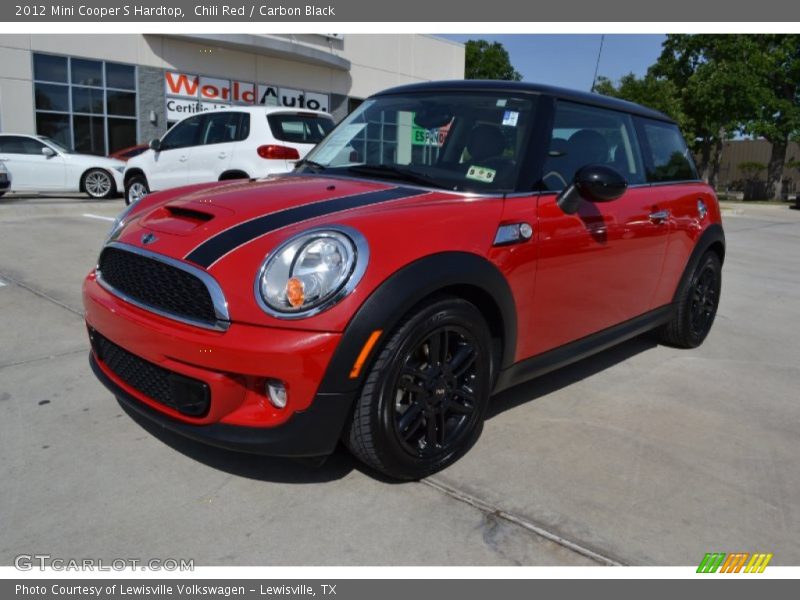 Chili Red / Carbon Black 2012 Mini Cooper S Hardtop