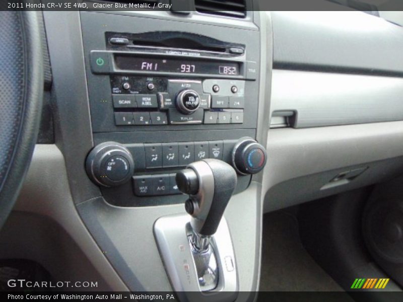 Glacier Blue Metallic / Gray 2011 Honda CR-V SE 4WD