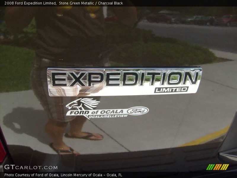 Stone Green Metallic / Charcoal Black 2008 Ford Expedition Limited