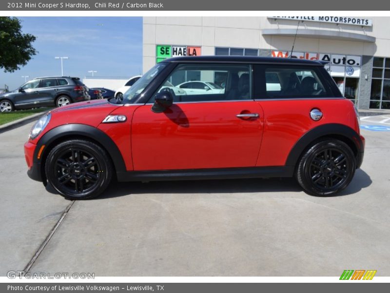 Chili Red / Carbon Black 2012 Mini Cooper S Hardtop