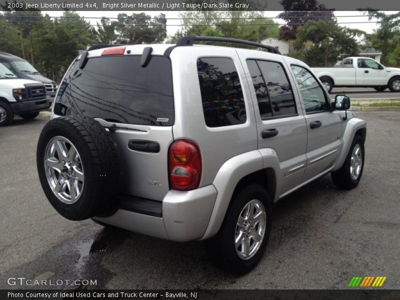 Bright Silver Metallic / Light Taupe/Dark Slate Gray 2003 Jeep Liberty Limited 4x4