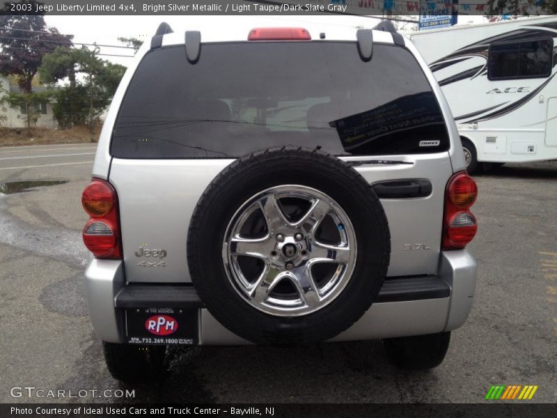 Bright Silver Metallic / Light Taupe/Dark Slate Gray 2003 Jeep Liberty Limited 4x4