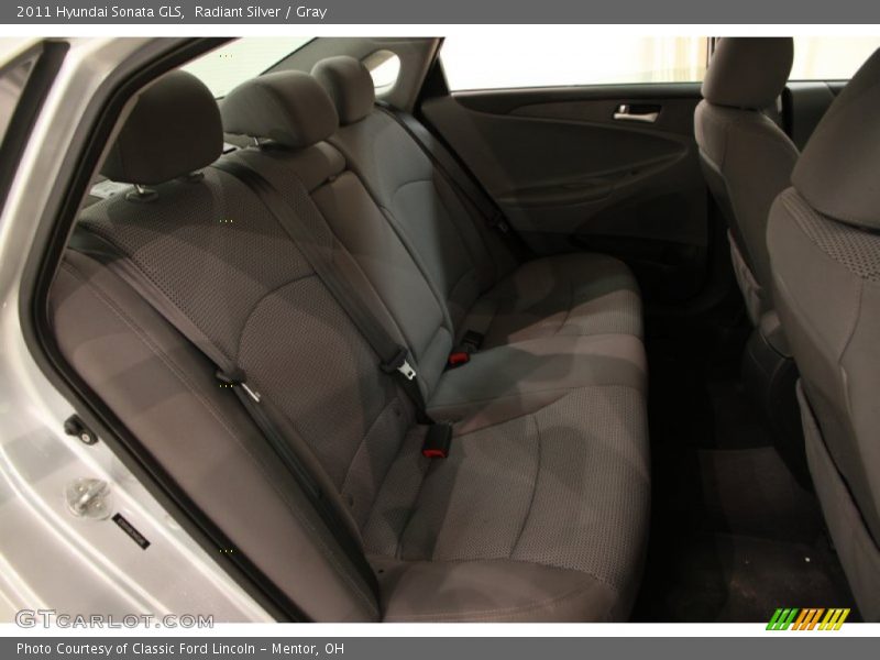 Radiant Silver / Gray 2011 Hyundai Sonata GLS