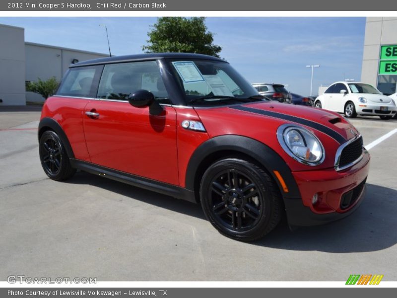 Chili Red / Carbon Black 2012 Mini Cooper S Hardtop
