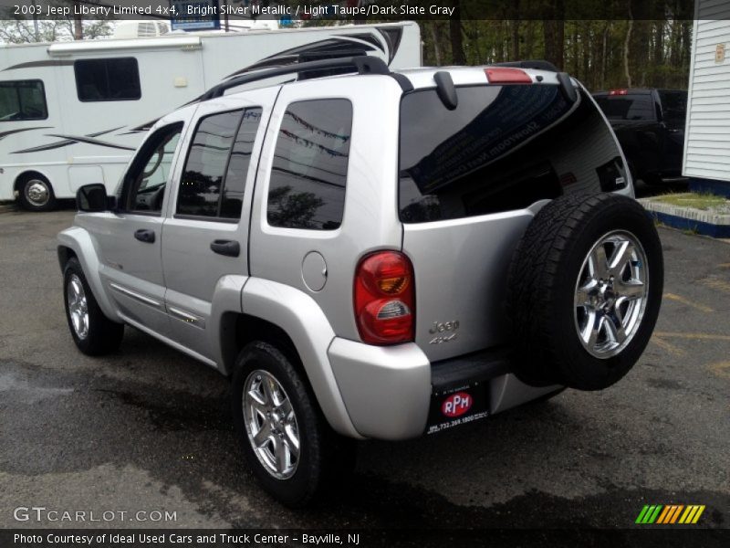 Bright Silver Metallic / Light Taupe/Dark Slate Gray 2003 Jeep Liberty Limited 4x4