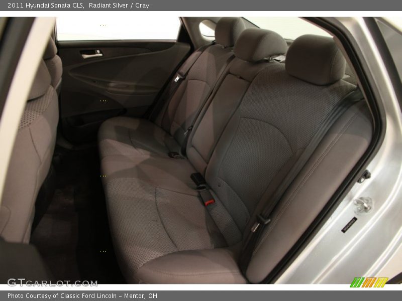 Radiant Silver / Gray 2011 Hyundai Sonata GLS
