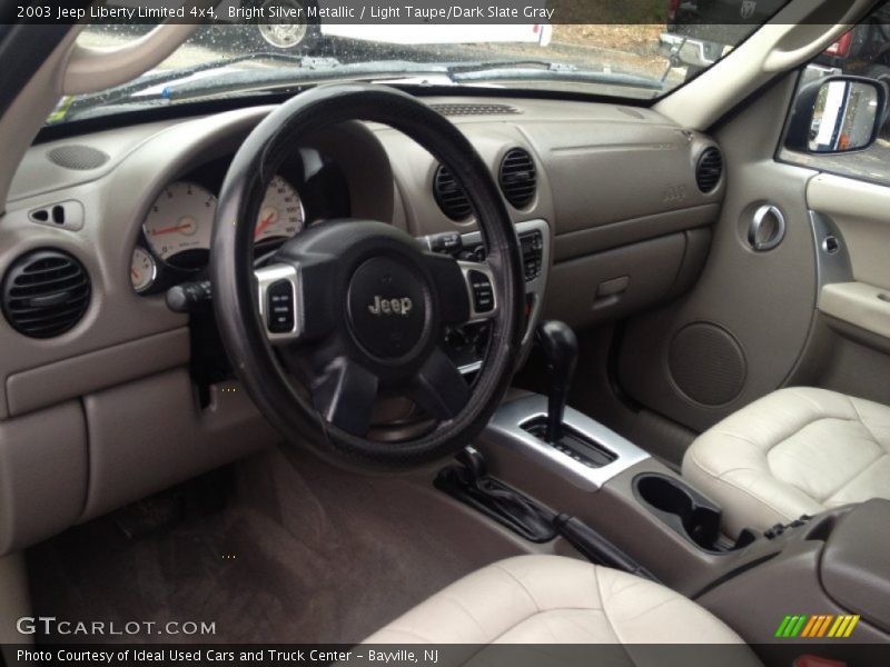 Bright Silver Metallic / Light Taupe/Dark Slate Gray 2003 Jeep Liberty Limited 4x4