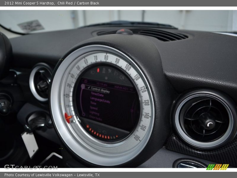 Chili Red / Carbon Black 2012 Mini Cooper S Hardtop