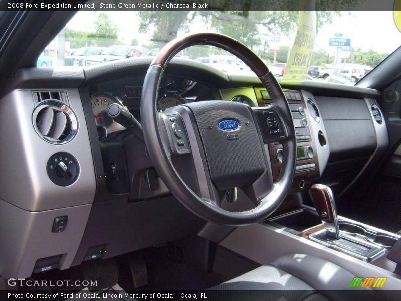 Stone Green Metallic / Charcoal Black 2008 Ford Expedition Limited