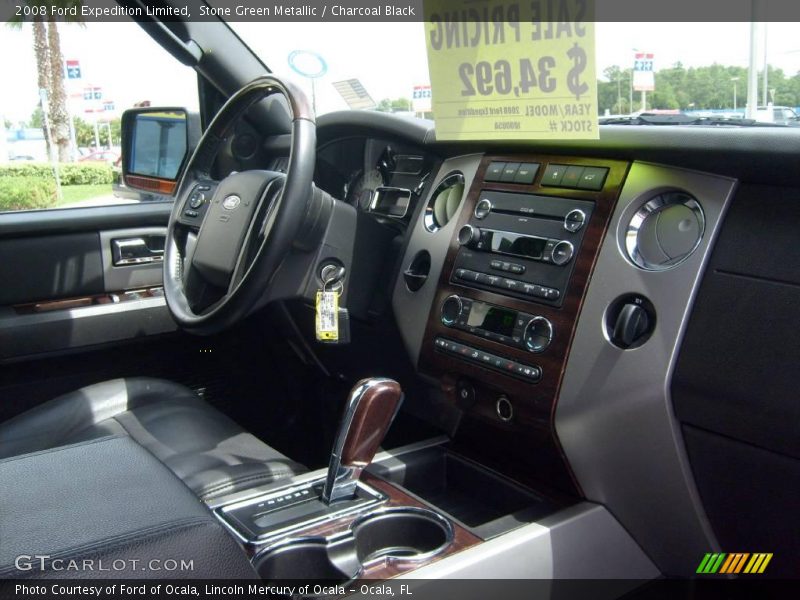 Stone Green Metallic / Charcoal Black 2008 Ford Expedition Limited