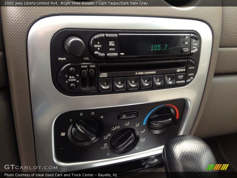 Bright Silver Metallic / Light Taupe/Dark Slate Gray 2003 Jeep Liberty Limited 4x4