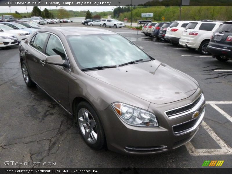 Taupe Gray Metallic / Ebony 2010 Chevrolet Malibu LT Sedan