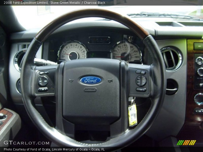 Stone Green Metallic / Charcoal Black 2008 Ford Expedition Limited