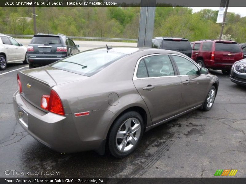 Taupe Gray Metallic / Ebony 2010 Chevrolet Malibu LT Sedan