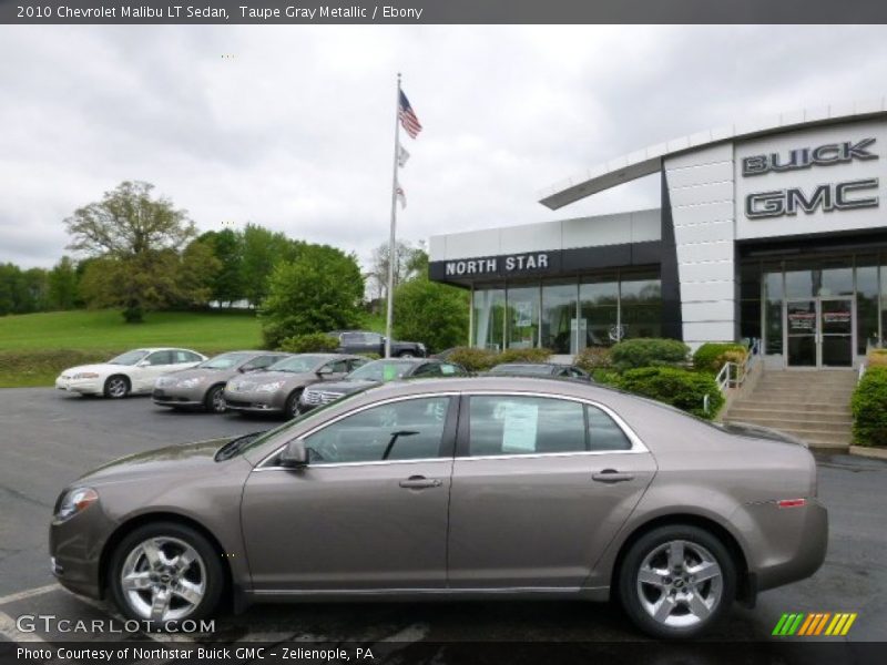 Taupe Gray Metallic / Ebony 2010 Chevrolet Malibu LT Sedan