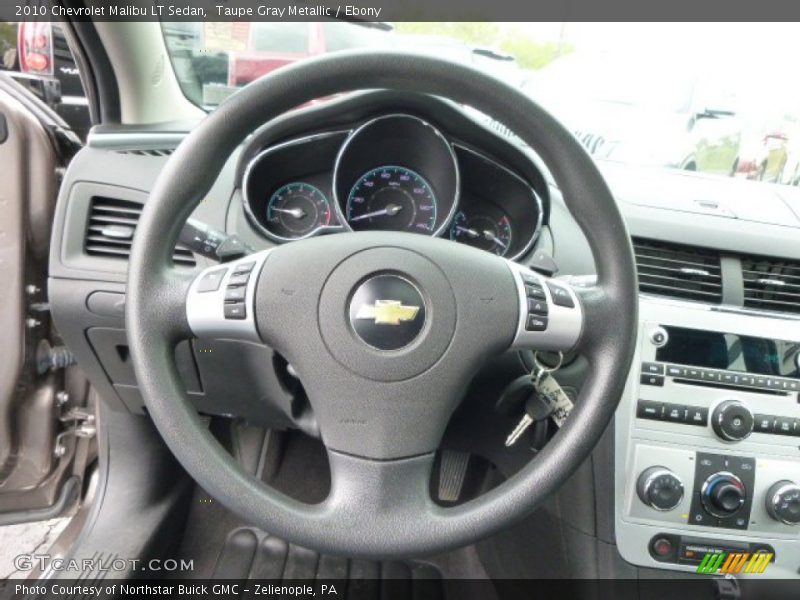 Taupe Gray Metallic / Ebony 2010 Chevrolet Malibu LT Sedan