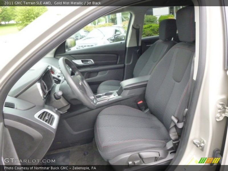 Gold Mist Metallic / Jet Black 2011 GMC Terrain SLE AWD