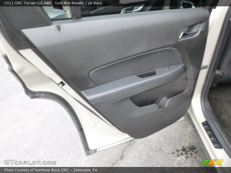 Gold Mist Metallic / Jet Black 2011 GMC Terrain SLE AWD