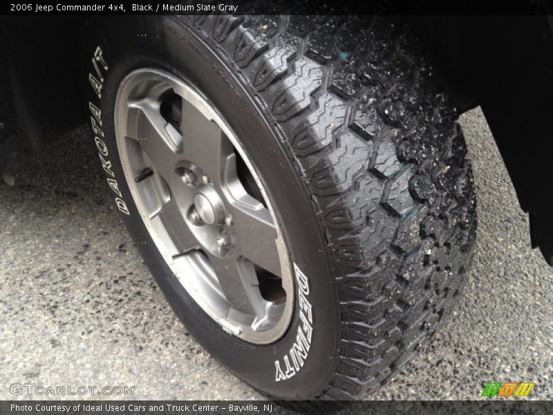 Black / Medium Slate Gray 2006 Jeep Commander 4x4
