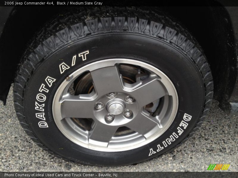 Black / Medium Slate Gray 2006 Jeep Commander 4x4