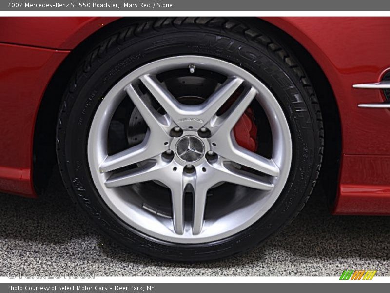 Mars Red / Stone 2007 Mercedes-Benz SL 550 Roadster